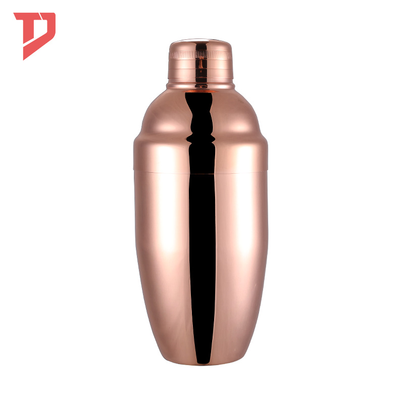 Venta directa de fábrica de coctelera de acero inoxidable nuevo estilo agitador de vino japonés shaker de tres etapas taza de nieve 500ml