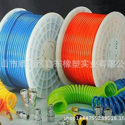 批发PU气管 PE气管 聚氨酯管6*4 PU气管 透明 红色 蓝色 黑色