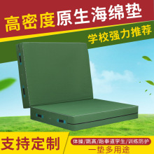 高弹软海绵跳高垫学校体育训练折叠空翻海绵垫加厚攀岩防护垫批发