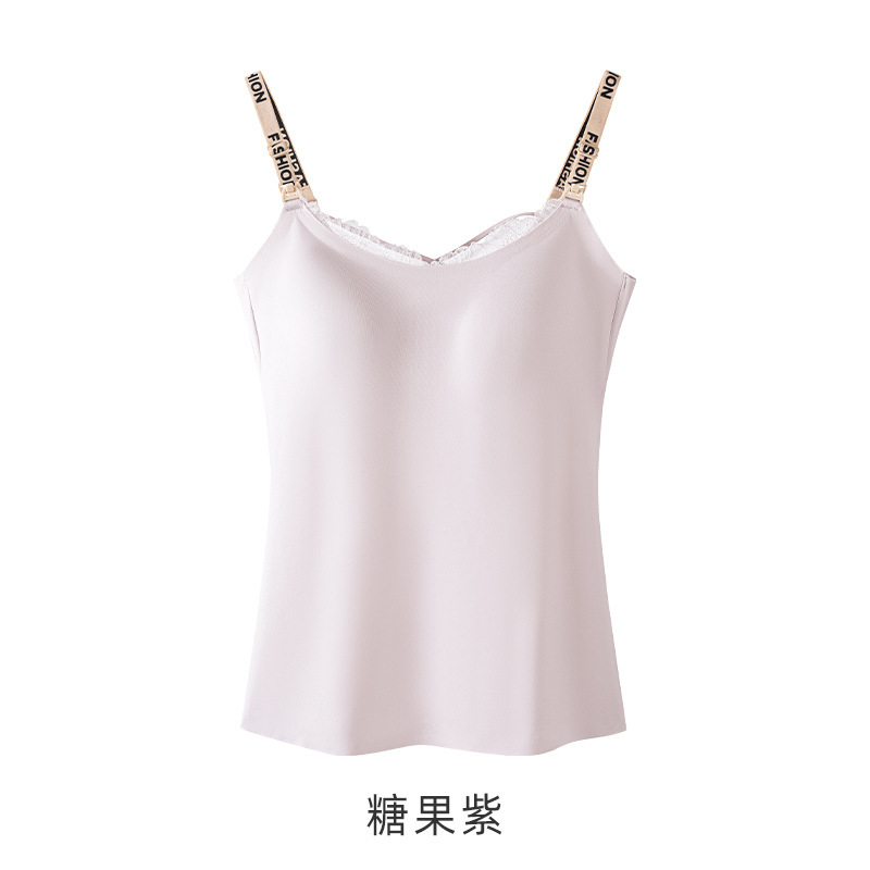 ブラジャーなしで着用できるマタニティ授乳キャミソール、授乳用マタニティウェア、胸パッド付きの特別な下着、涼しく薄い|undefined