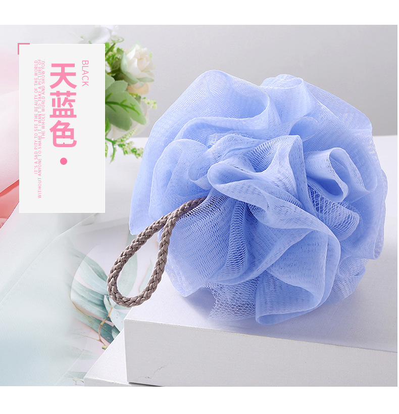 Toalla de baño grande lindo baño de espuma Bola de baño Baño no dispersos Bola de flores de baño en stock baño al por mayor Bola de flores