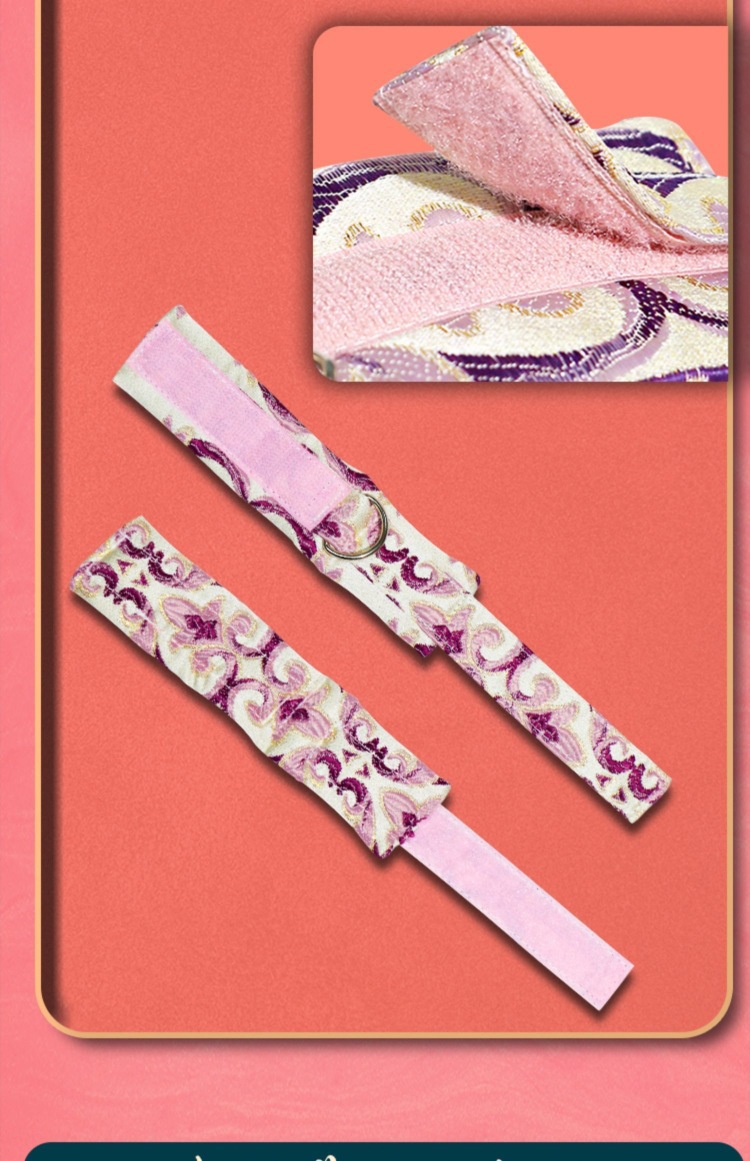 Ancient-Style Split-Leg Restraint Pillow Set with PVC Straps and Metal Hardware — detail image 5