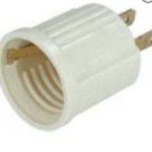 美标美式 出口电源插头 螺口小插头转换灯头 家用多功能耐高温