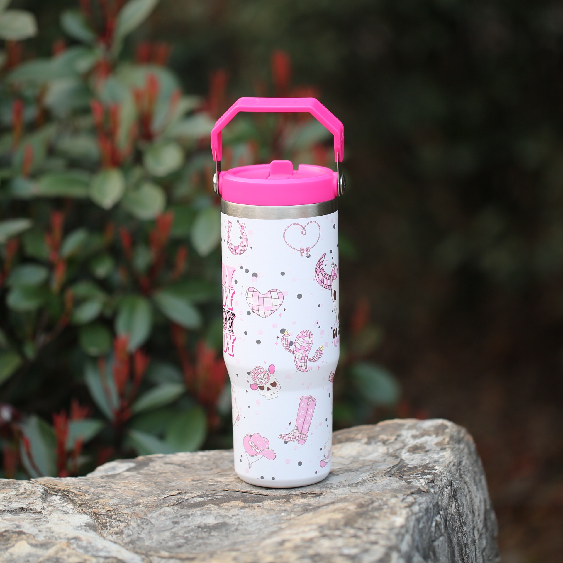 Cute Letter 304 Stainless Steel Water Bottles 1 Piece display picture 4