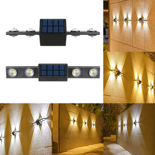 Solar Outdoor Lights Courtyard Home Decoration Balcony Wall Washers House Outdoor Spotlights Waterproof Fence Wall Lights