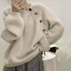 早春秋2025新款高级感日系慵懒秋冬季外套奶系穿搭温柔软糯毛衣女