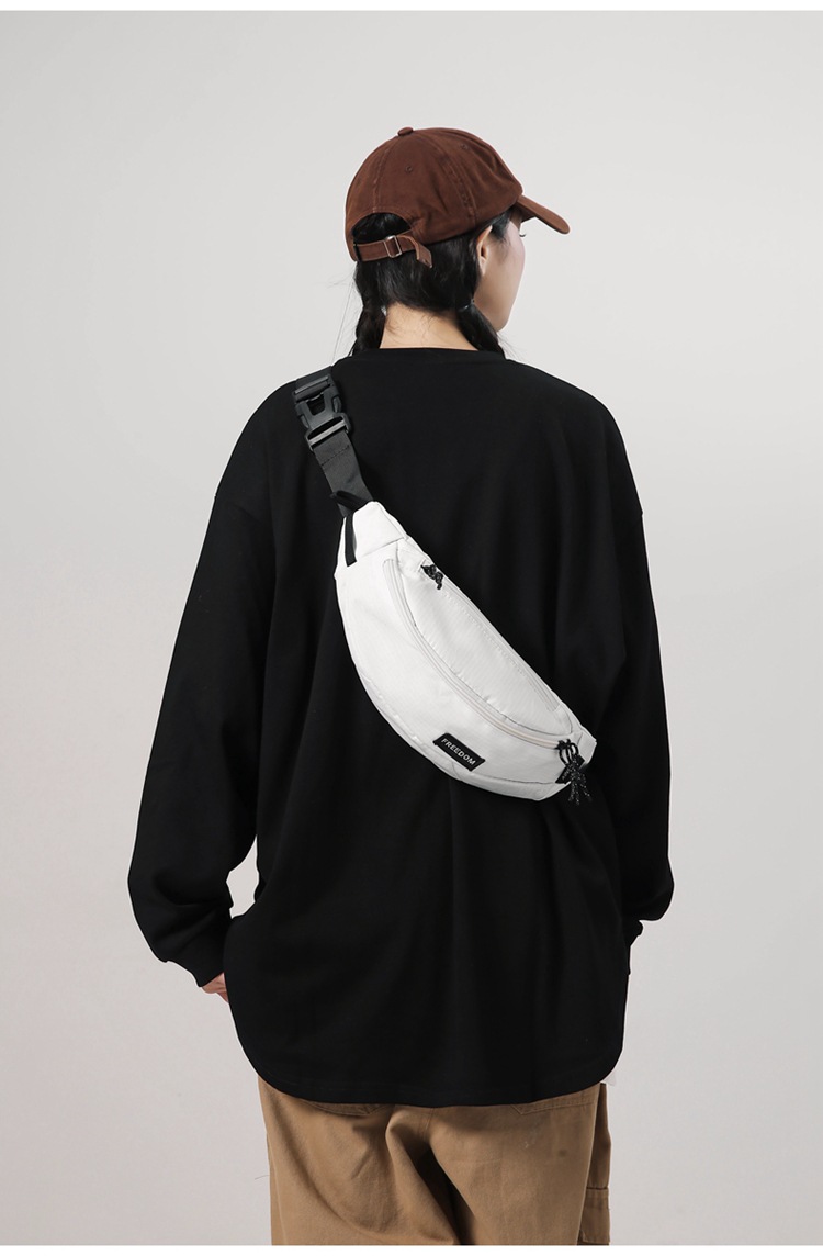 Torba, torba na klatkę piersiową typu crossbody, nisza uniwersalna 2024 nowa moda, sport, ekskluzywny styl, internetowa celebrytka torba na klatkę piersiową_voghion.com