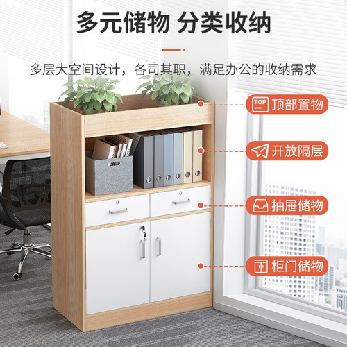 File cabinet office cabinet simple modern office cabinet short cabinet partition cabinet information filing cabinet practical flower trough cabinet