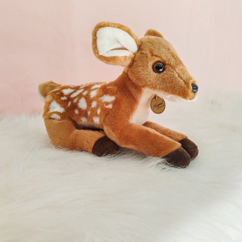 Aurora jirafa peluche cervatillo muñeca con soporte muñeca muñeca regalo de cumpleaños decoración transfronteriza