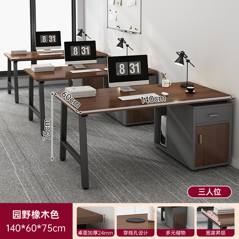 Escritorio del personal Escritorio de oficina simple y moderno