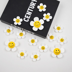 Smiling Flower Shaped Acrylic Korean DIY Accessories Headband Phone Case