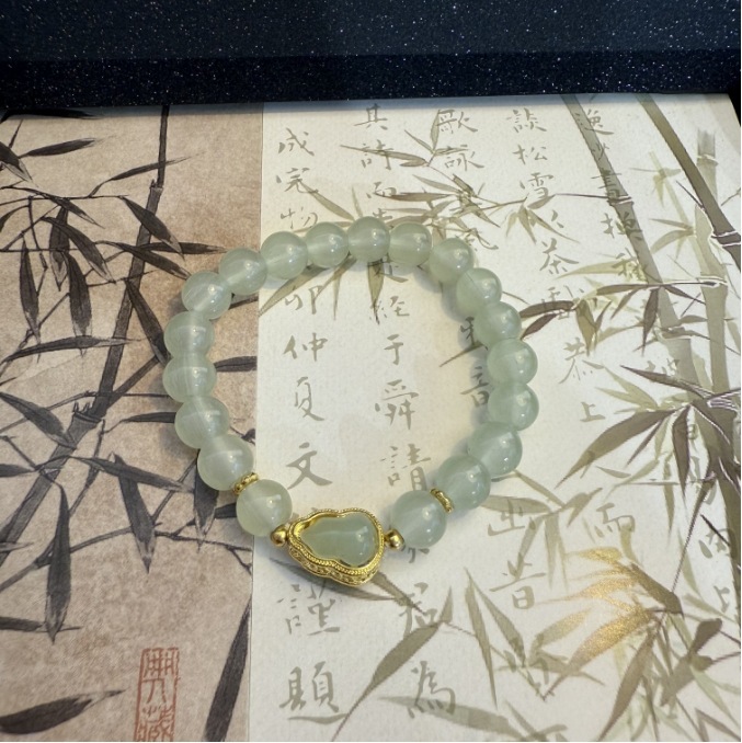 葫芦手串轻奢复古优雅女生饰品母亲节送妈妈新中式手链2025新款高|undefined