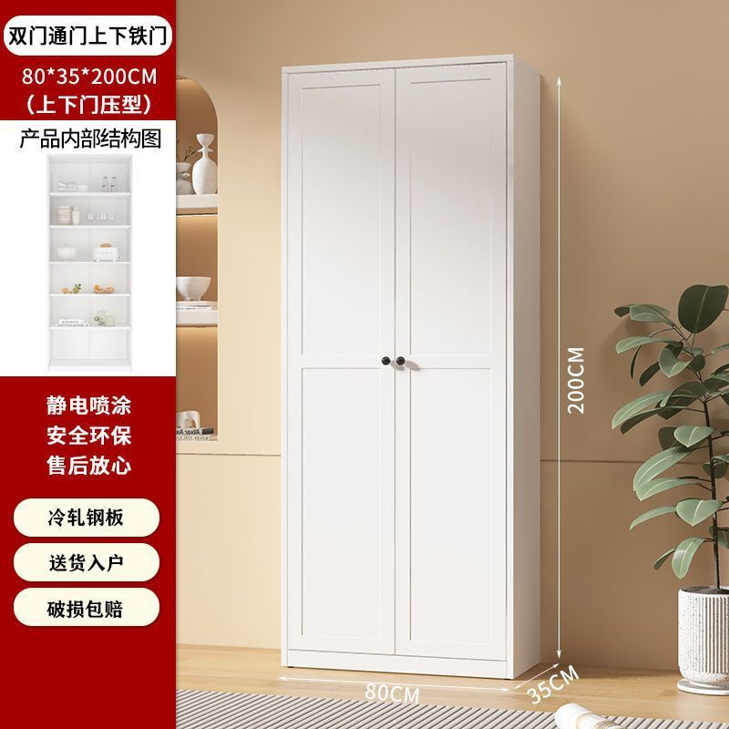 スチール製本棚収納キャビネット、ドア付き一体型壁面収納キャビネット、防塵ガラスドアディスプレイキャビネット、リビングルーム多層床から天井までの収納キャビネット|undefined