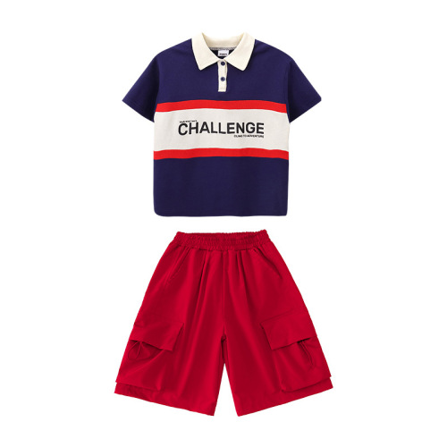 Girls' Jazz Dance Costume Cool Japanese Street Dance Performance Suit Set Children's Hip Hop Hiphop Fashion Show Stage Trendy