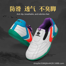 新品跆拳道道鞋厂家透气防滑武术练功鞋室内训练比赛学员批发