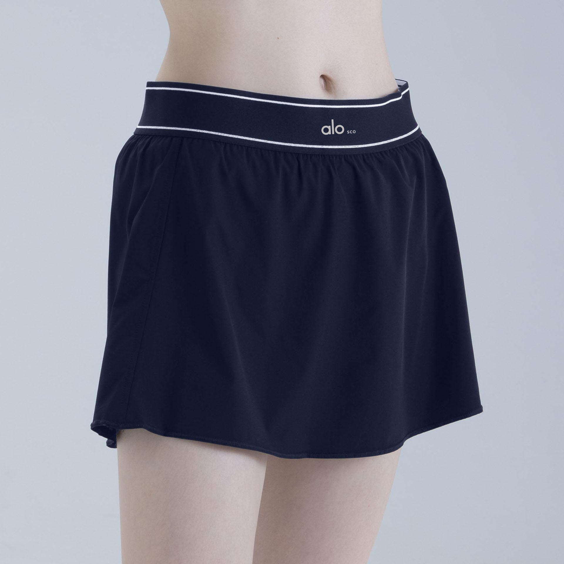 Alosco tenis falda transpirable antifalgas falda de golf texturas para correr rápido secado transpirable yoga bádminton falda corta