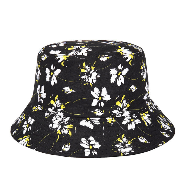 Sombrero de Sol de verano Sombrero de cubo de pato amarillo reversible para hombres