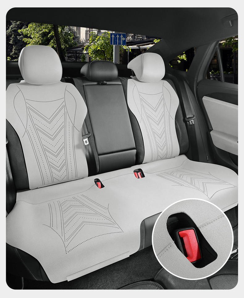 Volkswagen Magotan Special Seat Cover Semi-Enclosed Breathable Perforated Suede Leather Cushion Magotan Four-Season Universal Seat Cover
