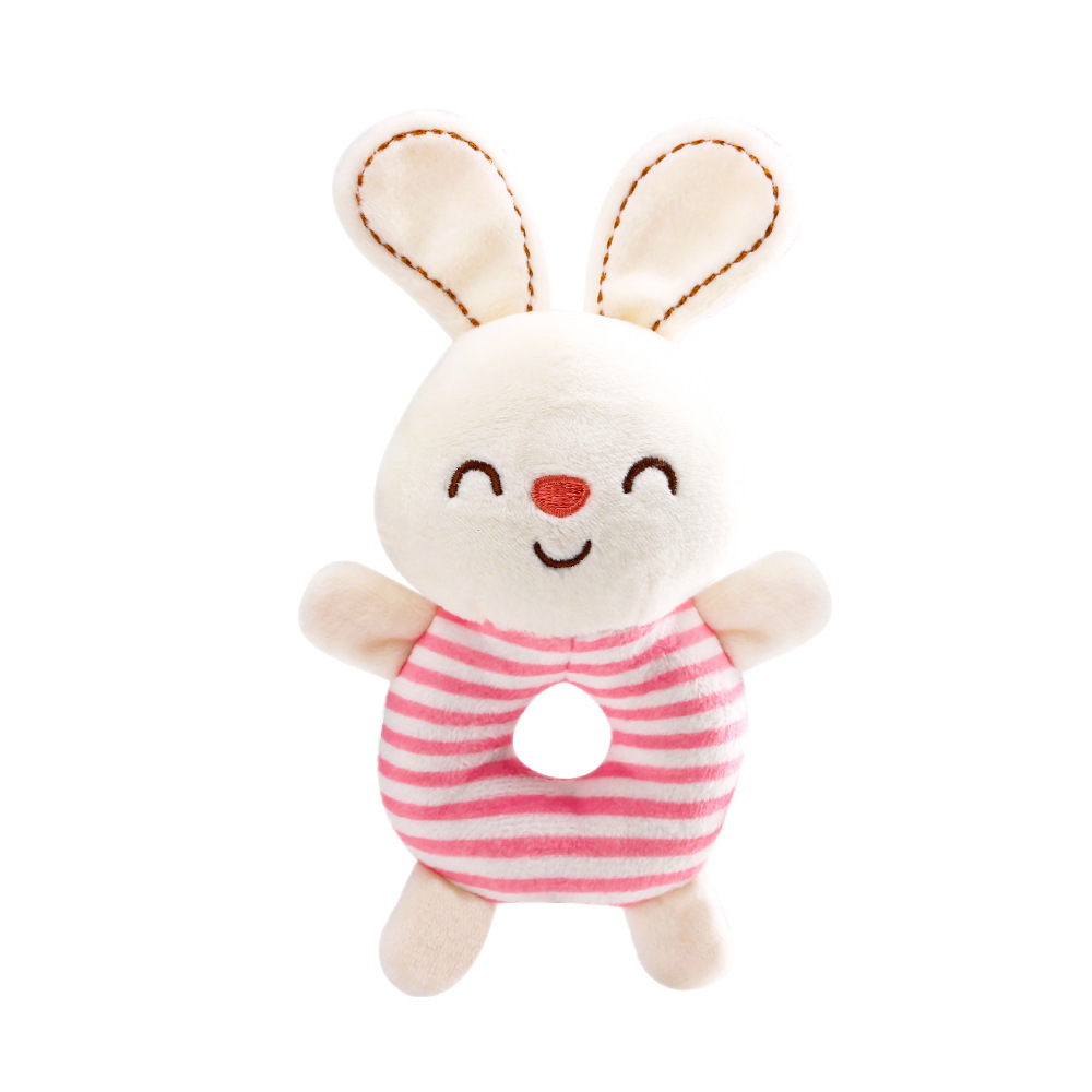 Sonajero de mano redondo para bebés Happymonkey, sonajero de mano para bebés de 0 años, juguete relajante