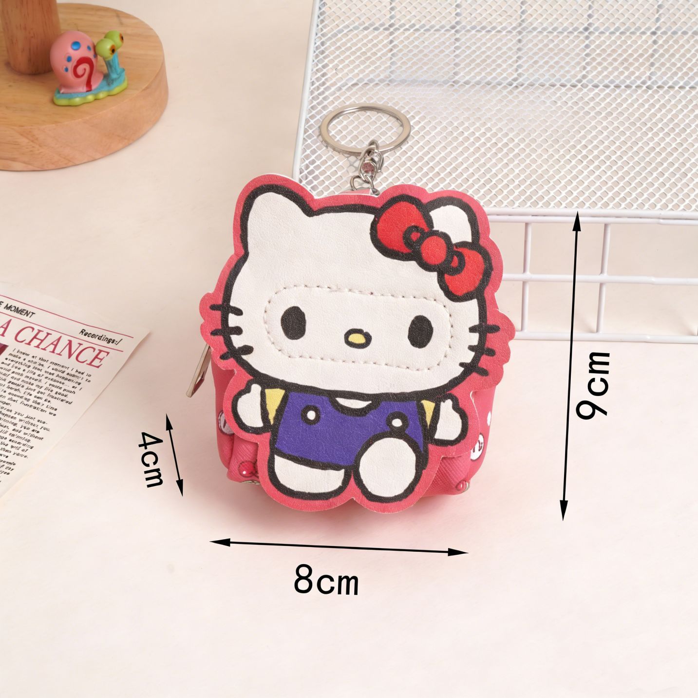 Mochila de dibujos animados, bolso de cambio para mujeres, bolso de llaver encantador, bolso mini portátil para niños