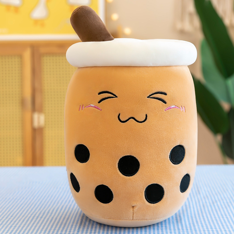 模造ミルクティーカップ抱き枕クッション人形クロスボーダーぬいぐるみ真珠ミルクティーキャッチャー人形卸売り|undefined