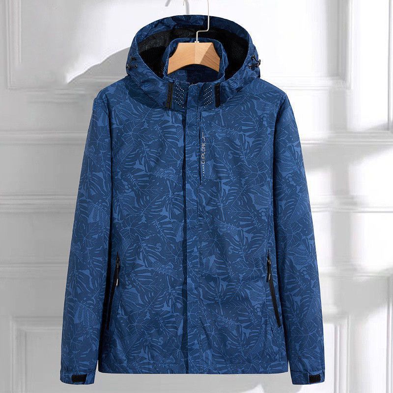 Chaqueta de hombre americano invierno y otoño más vello grueso chaqueta impermeable al aire libre hombre deportes de viento de puerto universal hombre