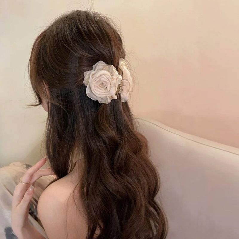 女性用ヘアピン、高級感のある韓国東大門と同じスタイルのヘアピン、後頭部のシャーククリップ、女性用ヘアアクセサリー|undefined