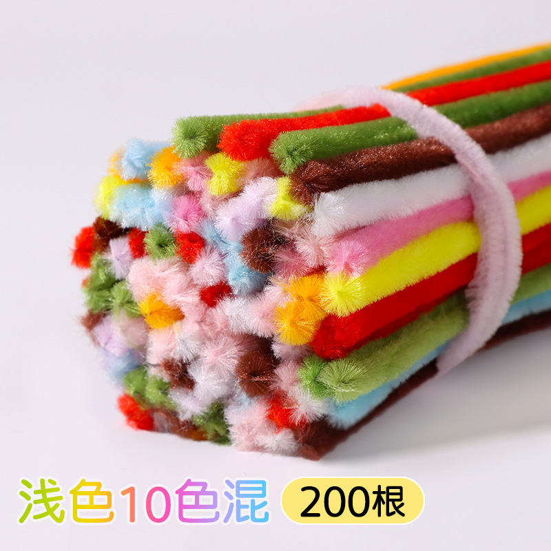 Turtle Twisted Stick Qixi ramo hecho a mano DIY paquete de materiales de tulipanes para niños encriptación raíz de lana trenzada conjunto completo de torsión