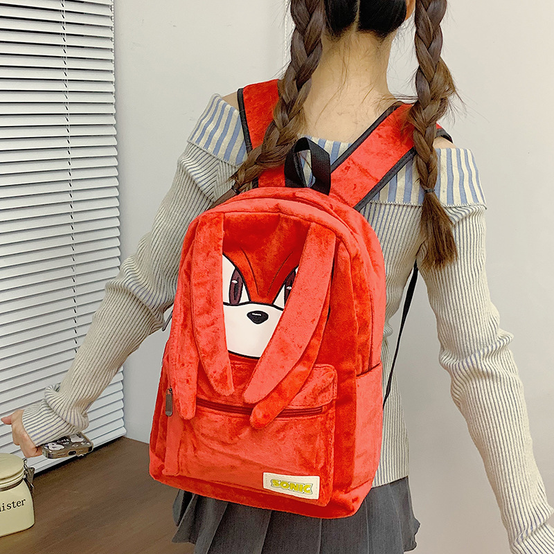 Muñecas de dibujos animados extrañas y extrañas bolsas lindas chicas 2024 nueva animación viaje bolsas de peluche mochila