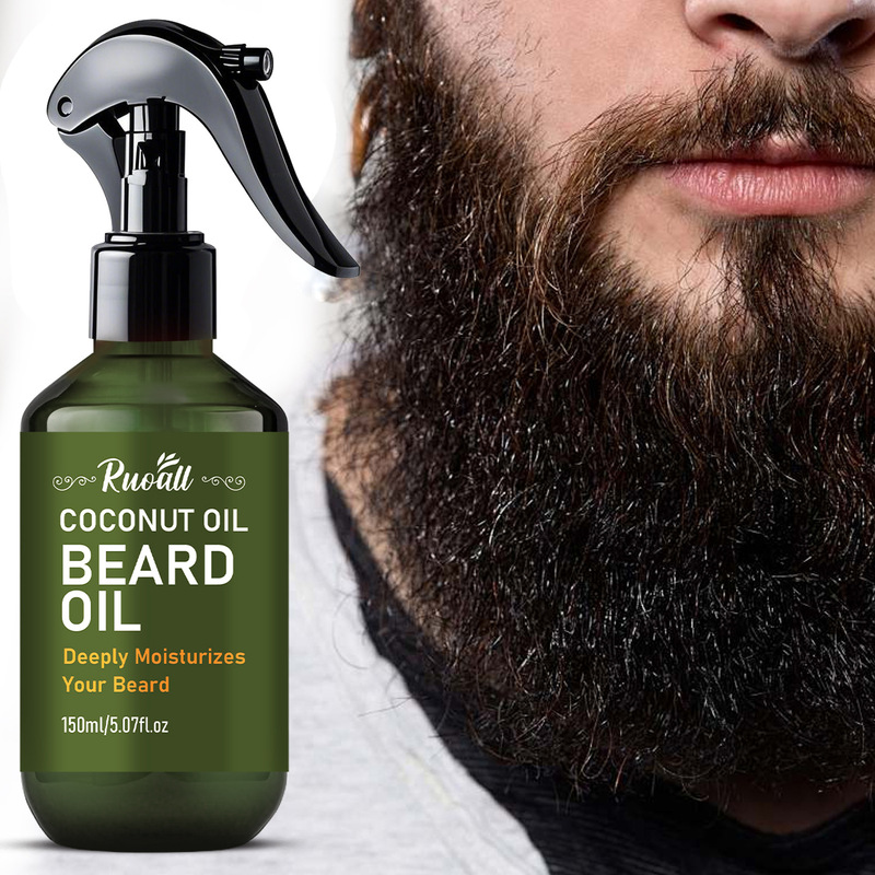 Ruoall Cross-Border Export Specializes in 150ml Coconut Oil After-Shave Styling Spray to Moisturize and Smooth Beards Ruoall Cross-Border Export Specializes in 150ml Coconut Oil After-Shave Styling Spray to Moisturize and Smooth Beards