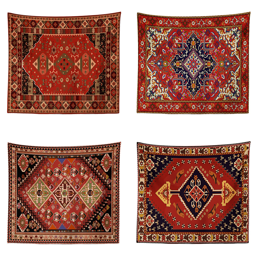 Ethnic Style Geometric Argyle Polyester Tapestry display picture 1