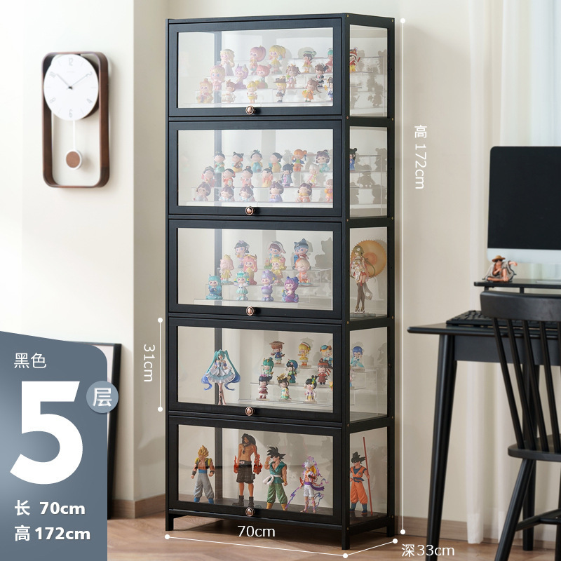 手作りディスプレイキャビネット模造ガラス透明防塵ディスプレイキャビネットレゴおもちゃアクリルディスプレイキャビネットスモークキャビネット化粧品|undefined
