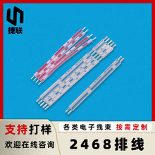 LED照明线配电设备线束量测系统内部线红蓝白竹节线2468排线24awg