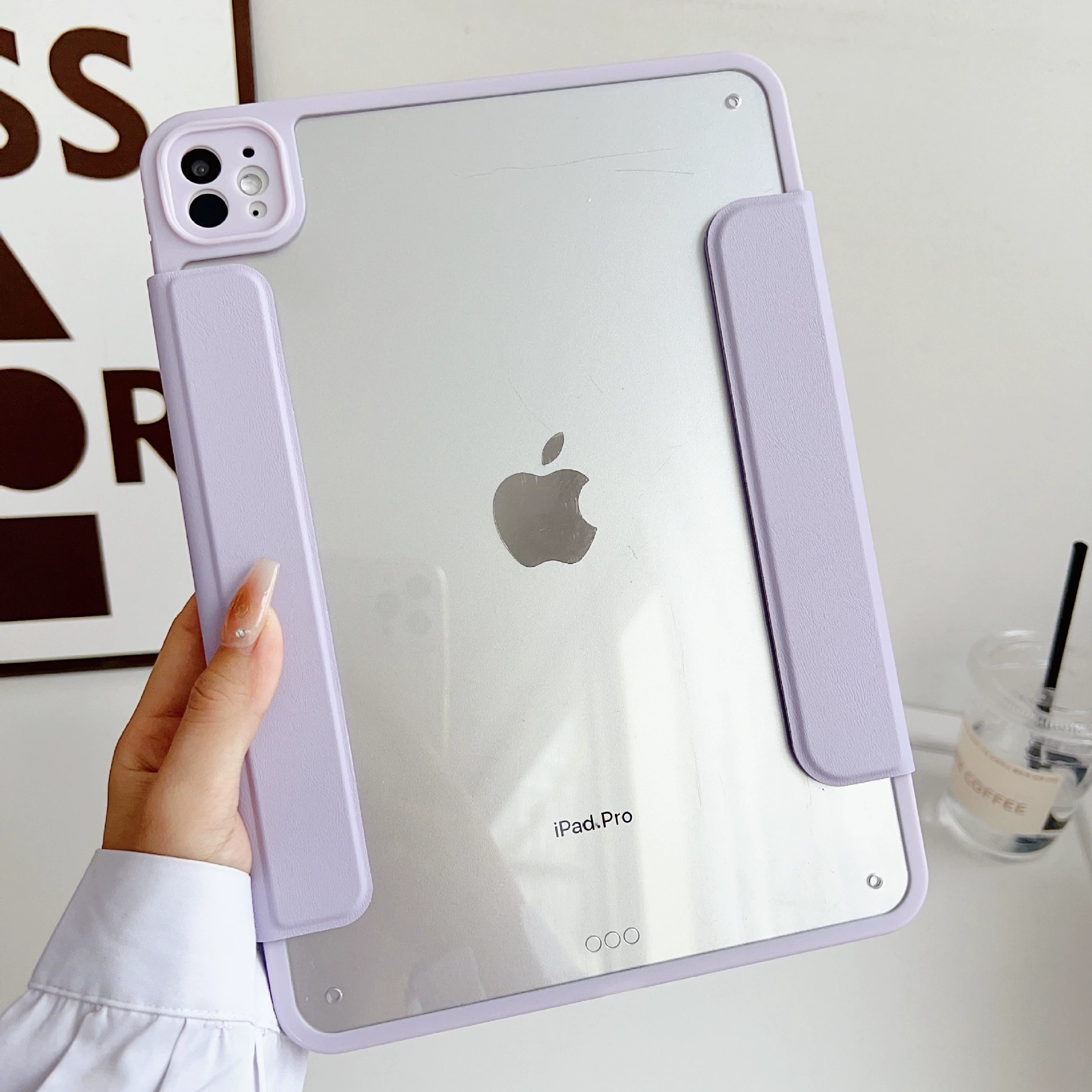 Подходящий защитный чехол для iPad Pro 11 с Y-складной пряжкой, магнитное разделение, прозрачный против падений чехол 10.9 Air6/54
