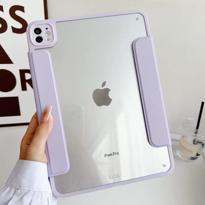 Подходящий защитный чехол для iPad Pro 11 с Y-складной пряжкой, магнитное разделение, прозрачный против падений чехол 10.9 Air6/54
