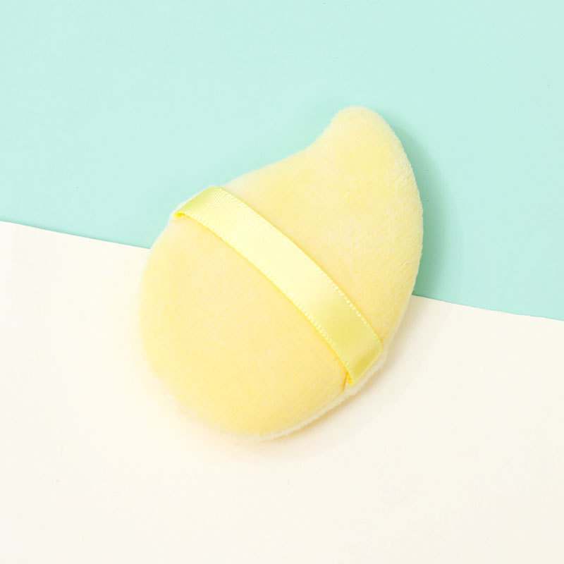 Mango transfronterizo núcleo de cristal corto flocado polvo no comer polvo de polvo de polvo de esponja de maquillaje a medida fábrica de cojín de aire