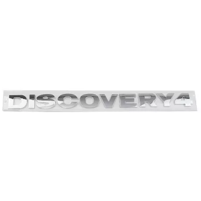 and rear lettering stickers Car logo - standard-tail-mark-discovery4-bright-silver