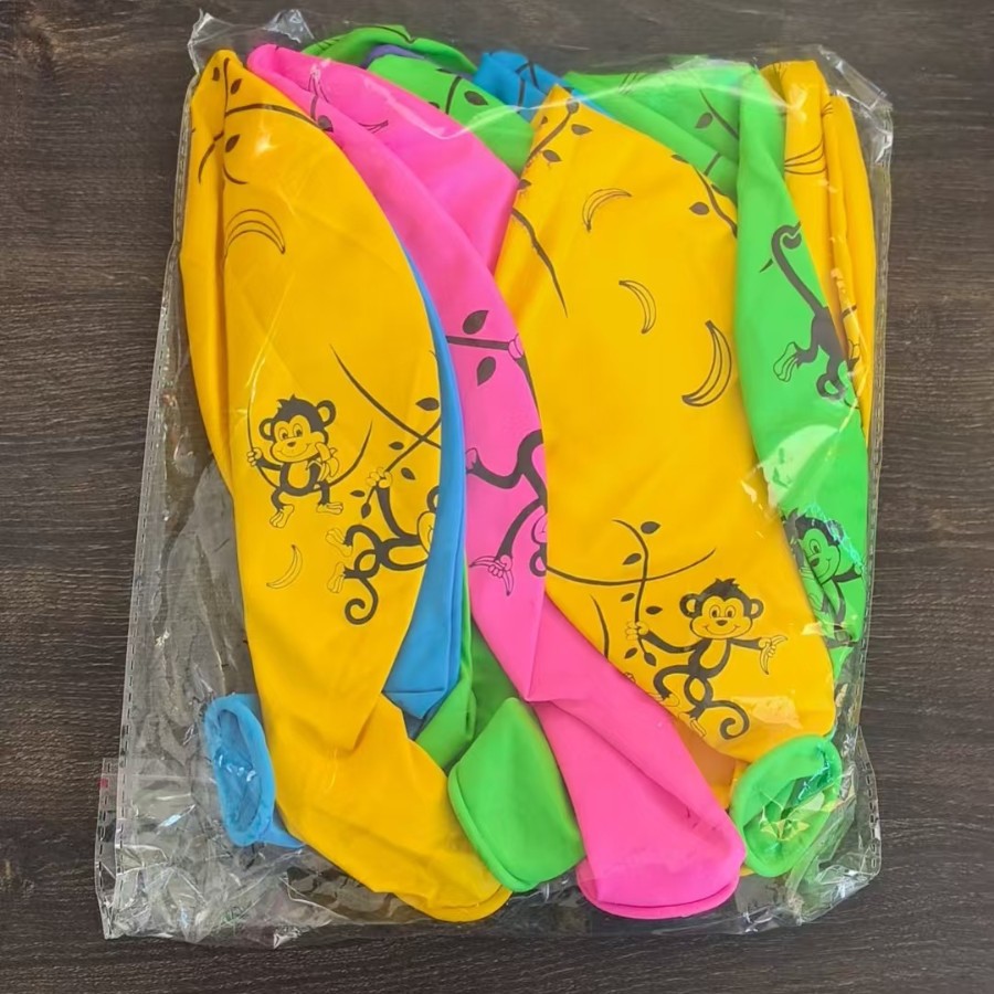 Печать 36-дюймового идеального круга: обезьянка смешанного цвета, 10 шт.