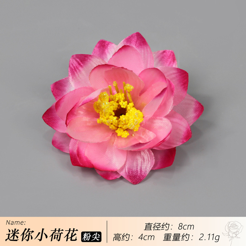 造花、小さな蓮の花、スイレン、蓮の池、蓮の花、シルクフラワー、浮かぶことができ、水を恐れない造花|undefined