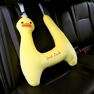Rear Passenger Neck Pillow, Headrest - childrens-sleeping-pillow-duck-6048cm
