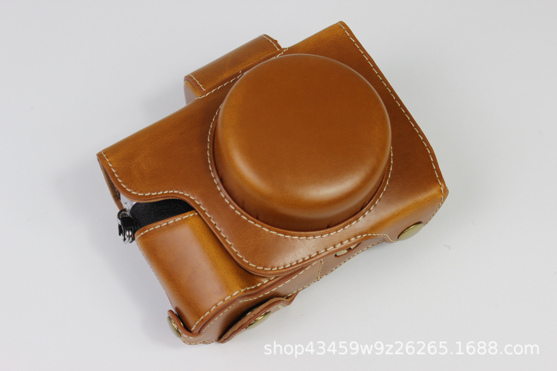 (2개) 올림푸스 EM10 4 세대 카메라 가방 보호 커버 가죽베이스 하프 세트 하나의 어깨 디지털 가죽 가방 렌즈