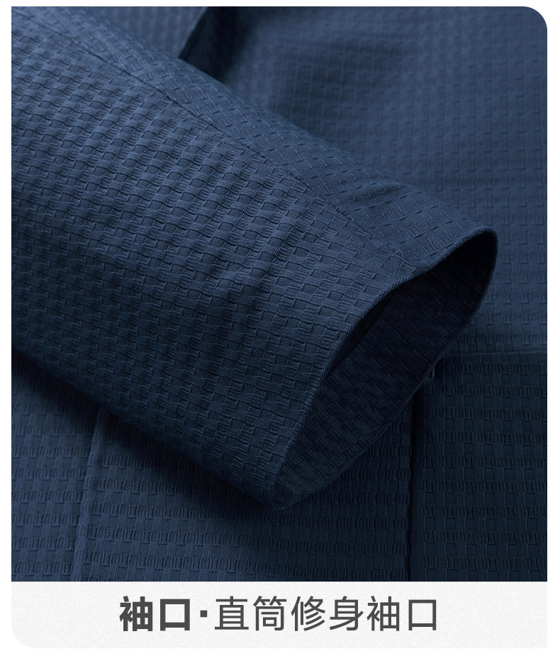 Áo vest nam dáng ôm co giãn một lớp, không cần ủi, phong cách Hàn Quốc — Màu hồng, Màu xám, Màu đen, Xanh ngọc chi tiết 26