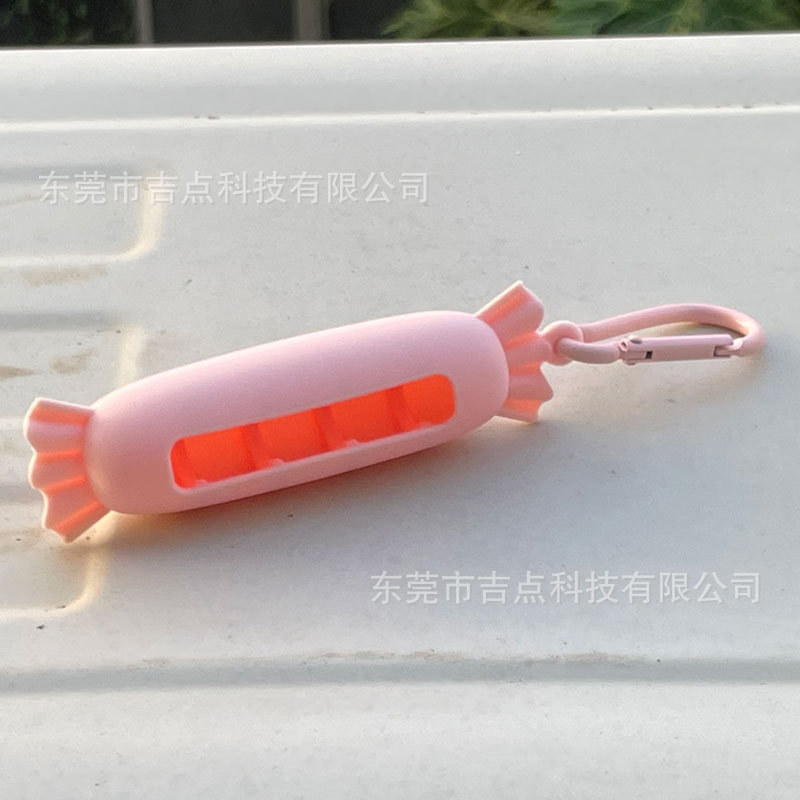 跨境口红硅胶套保护套食品级创意造型硅胶唇膏套防摔便携保护壳|undefined