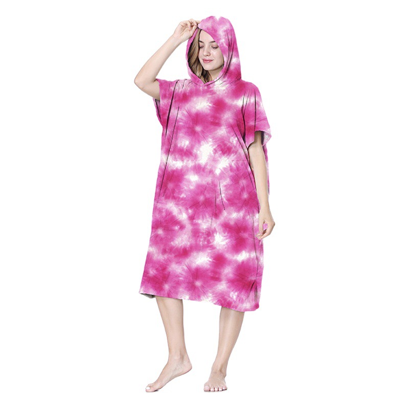 Amazon coral polar cambio de albornoz baño en casa túnica de aguas termales natación buceo surf manto toalla de baño con capucha