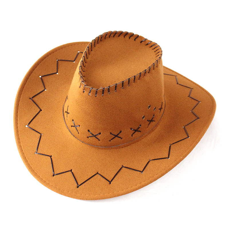 Sombrero de mezclilla occidental sombrero de sol de playa hombres y mujeres Xinjiang pastizales ala grande sombrero superior niños americanos todo partido Amazon