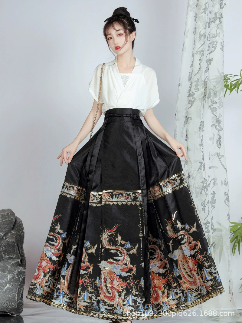 Genuine summer thin Hanfu, Chinese style, full set