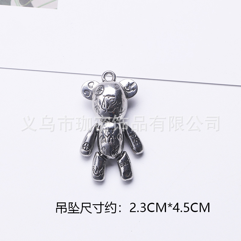 Collar de calle europeo y americano moda masculina hip hop estilo frío todo partido Internet celebridad aleación personalidad moda femenina ins suéter cadena colgante