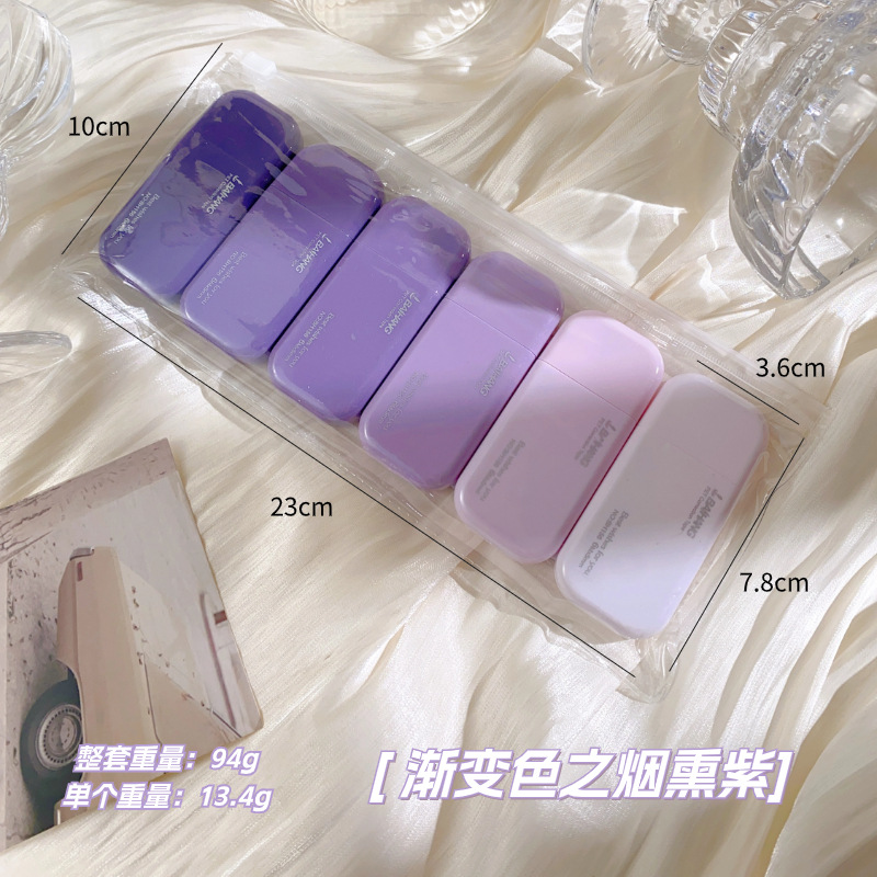 Nueva cinta de corrección de gradiente ins cinta de corrección especial para estudiantes de alta apariencia cinta de corrección de celebridades de Internet de gran capacidad paquete de 6