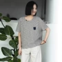 撞色宽松夏季圆领t恤