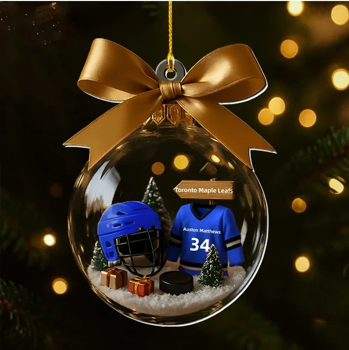 Nuevos productos transfronterizos esféricos árbol de Navidad colgante decoración redonda decoración de Navidad regalos de Navidad artesanía acrílica image 7